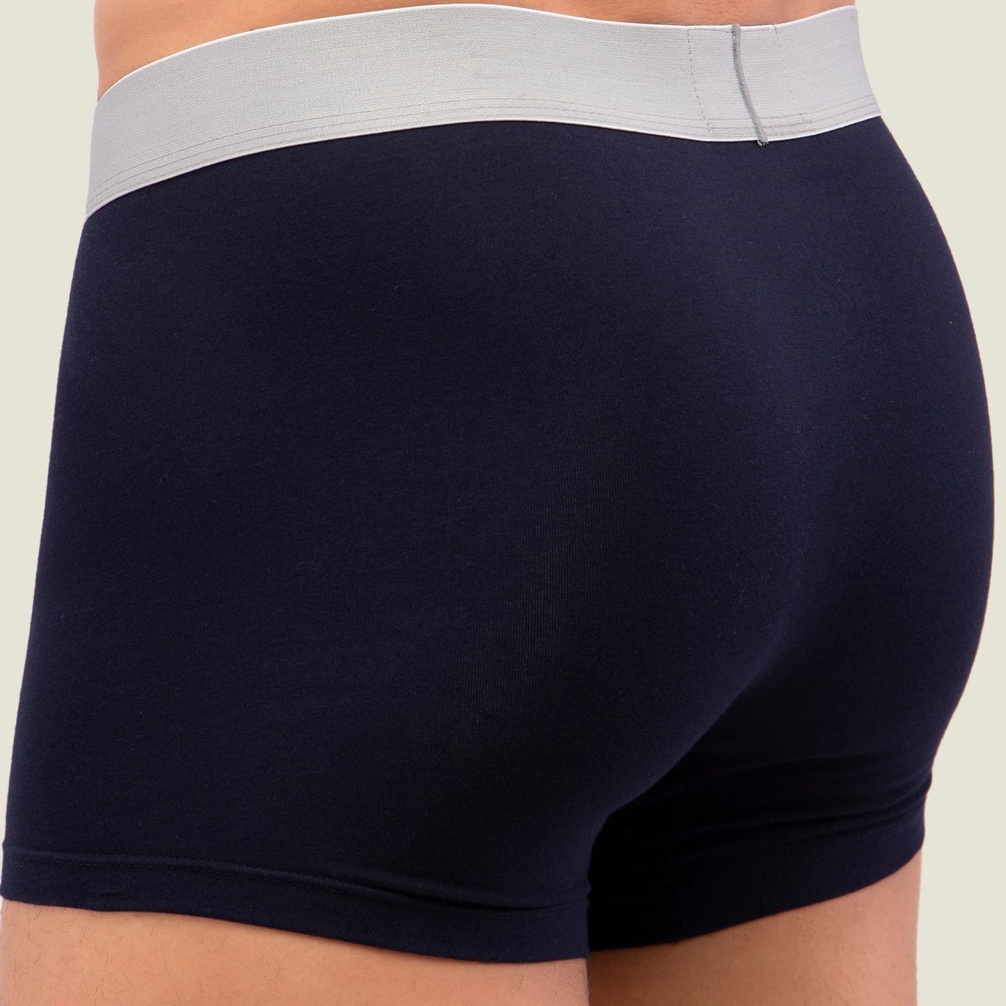 Navy Blue Trunk with Silver Waistband