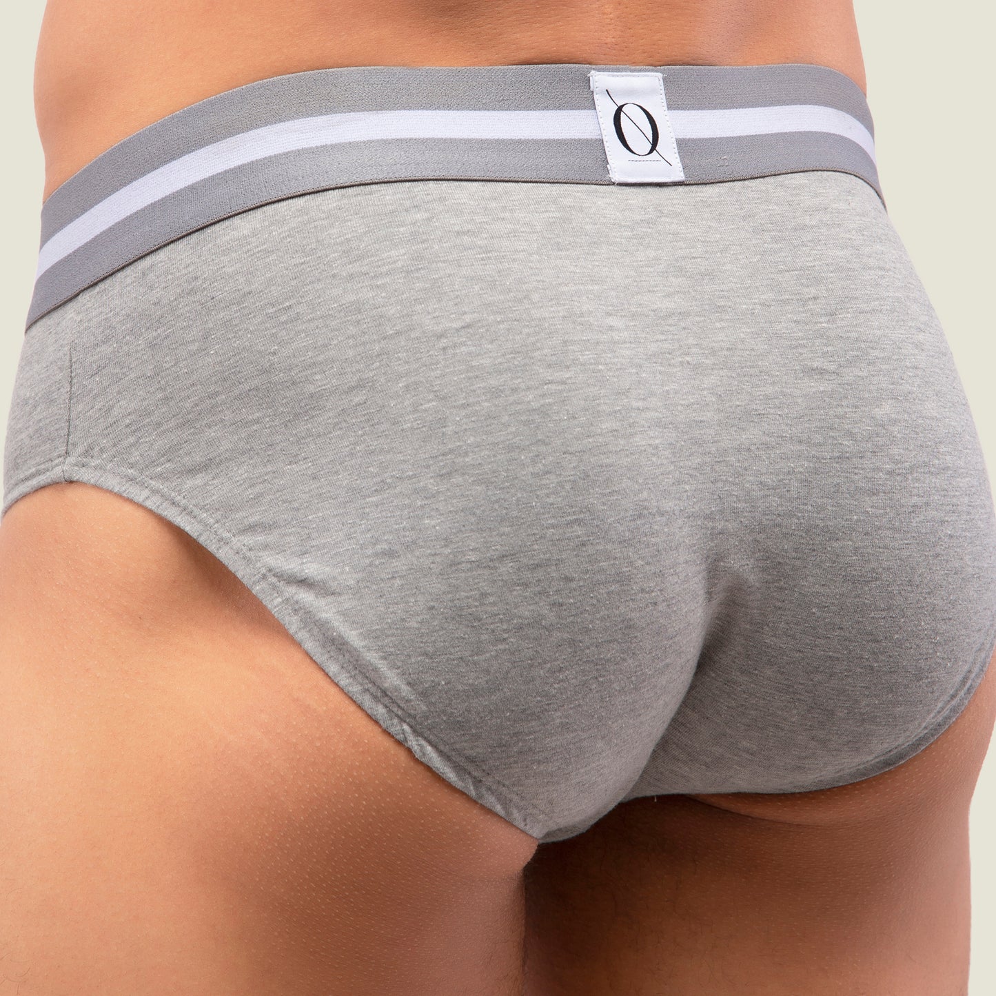 Grey Brief with Grey Waistband