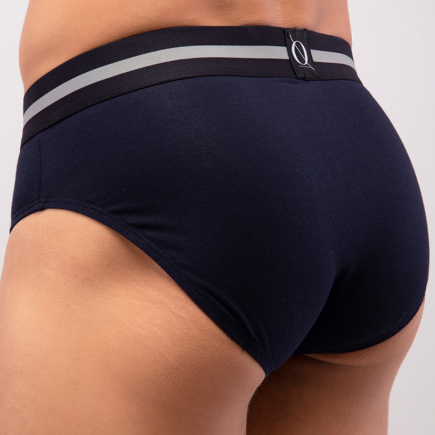 Navy Blue Brief with Black Waistband