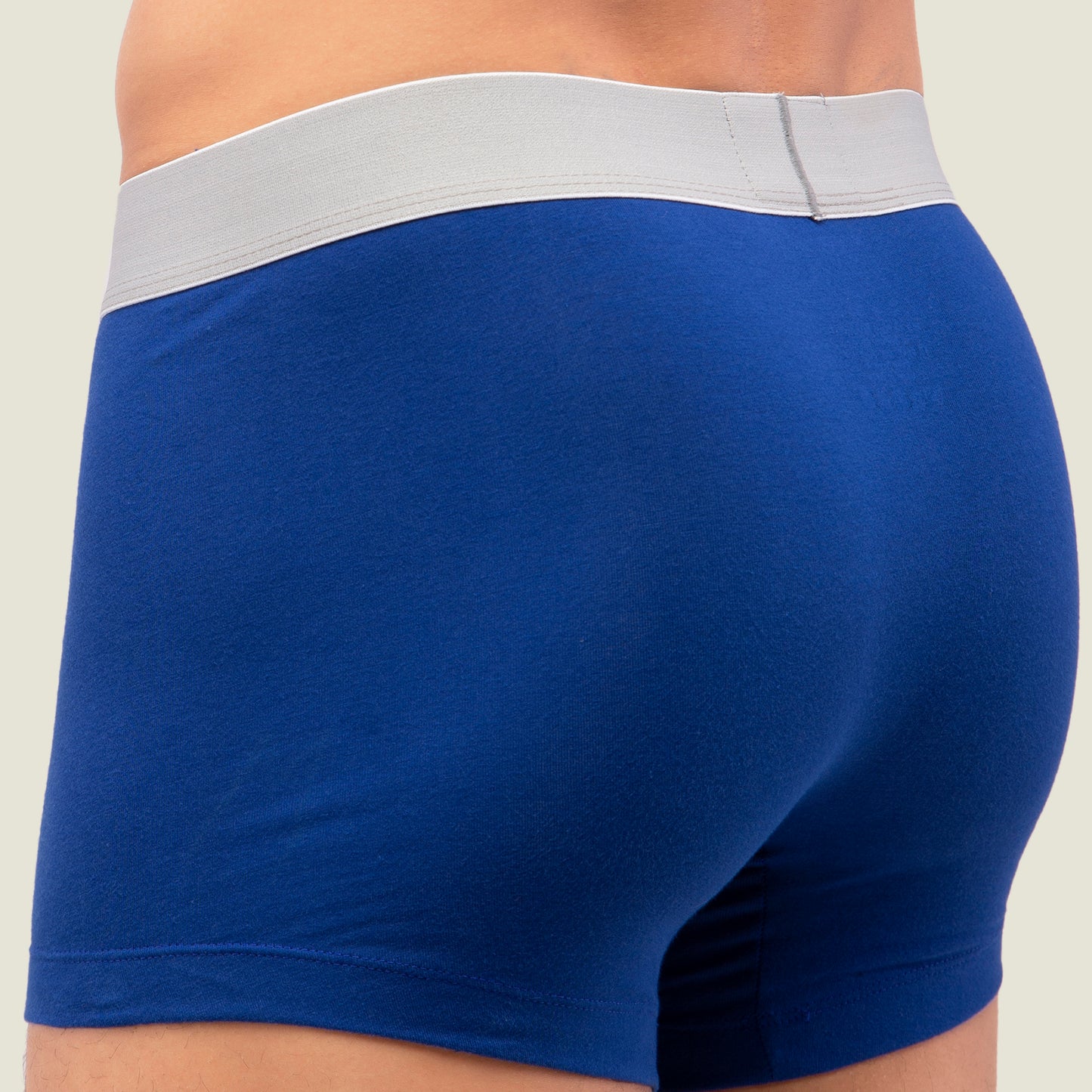 Blue Trunk with Silver Waistband