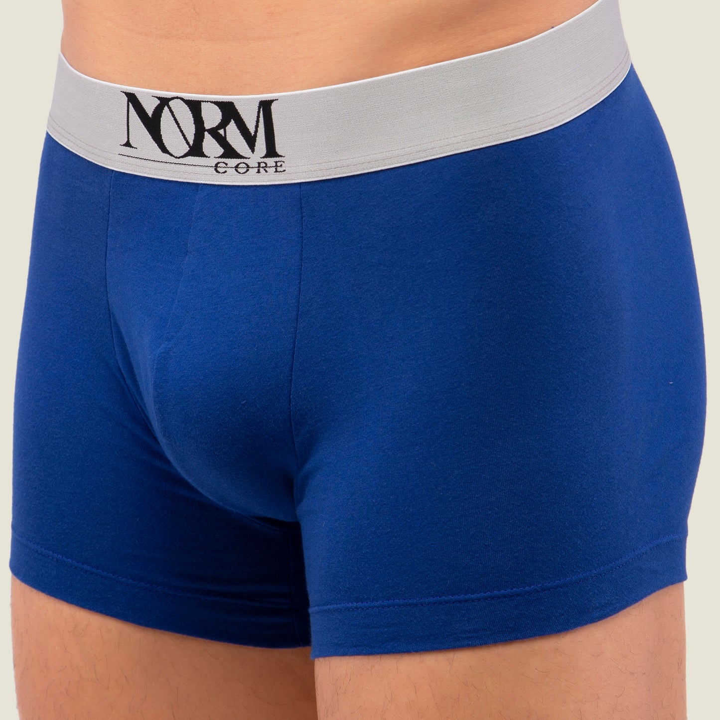 Blue Trunk with Silver Waistband