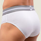 White Brief with Grey Waistband