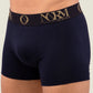 Navy Blue Trunk with Gold Waistband